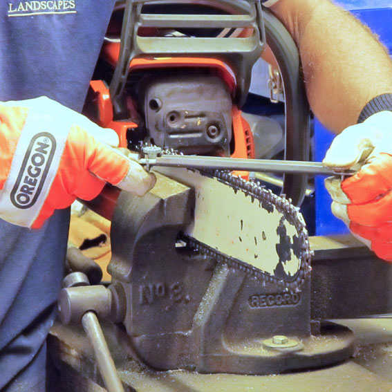 How To Sharpen A Chainsaw Chain
