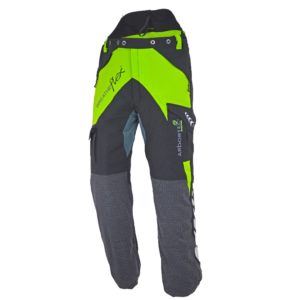 Breatheflex Chainsaw Protection Trousers, Class 1, Lime, Type C