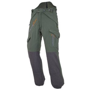 Breatheflex Chainsaw Protection Trousers, Olive green, Type C