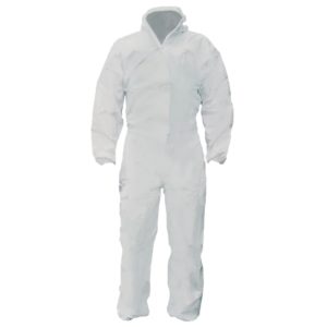 Tyvek Chemical Coverall, with Elasticated Hood, CE Type 5 & 6