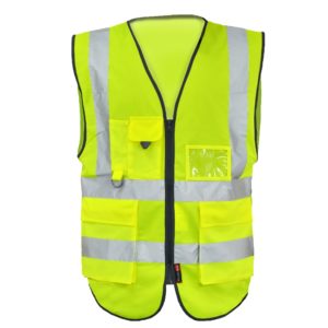 Hi-Vis Waistcoat, Yellow, Zipped
