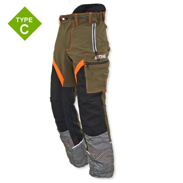 Stihl Advance X-Flex chainsaw trousers, type C