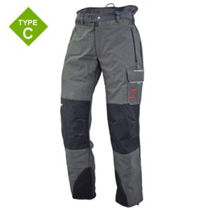 Pfanner Ventilation Chainsaw Safety Trousers, Grey, Type C