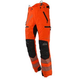 Breatheflex Pro Chainsaw Trousers, Type C, Class 1, Hi-Vis Orange