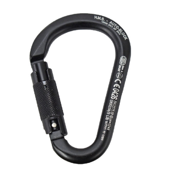 Kong HMS Classic 3-Way Karabiner, Black