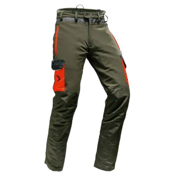 Pfanner Arborist Slim Chainsaw Trousers, Type A, Class 1, Olive